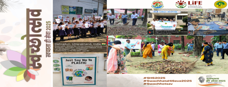 DG, ICFRE along with Officers and Staffs of ICFRE HQ participated in Swachhata Hi Sewa 2025